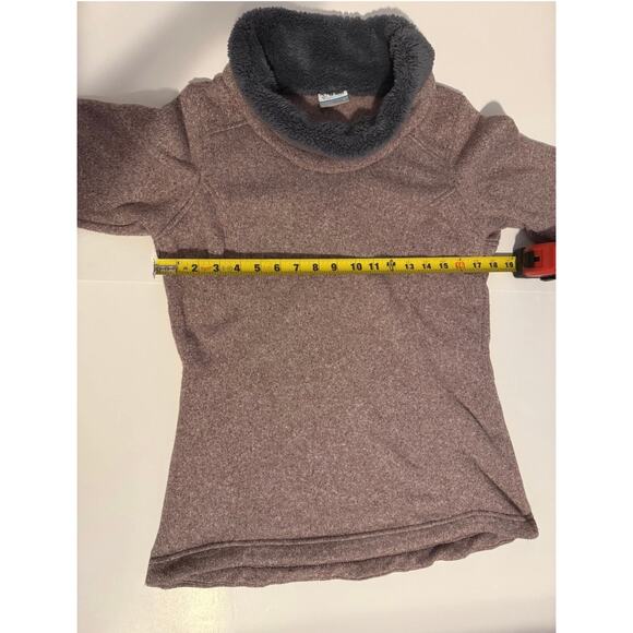 Columbia Women's Fleece Size M Pullover Funnel Neck in Pink - Picture 5 of 6